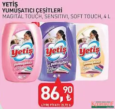 YETİŞ YUMUŞATICI ÇEŞİTLERİ 4 L